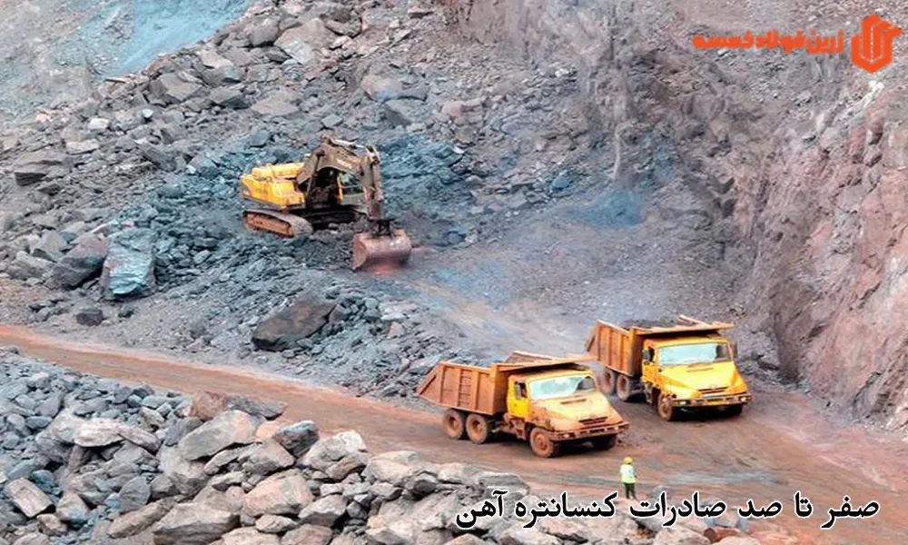 صفر تا صد صادرات کنسانتره آهن