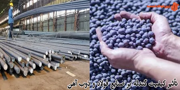 تأثیر کیفیت گندله بر صنایع فولاد و ذوب آهن