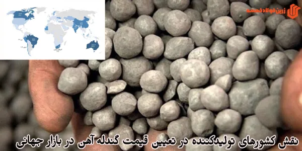 نقش کشورهای تولیدکننده در تعیین قیمت گندله آهن در بازار جهانی